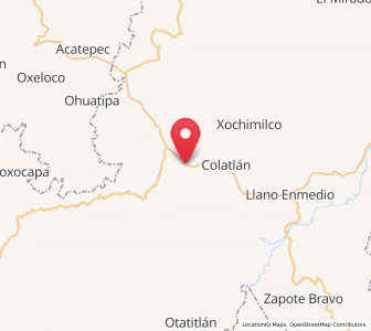 Map of La Reforma, Veracruz