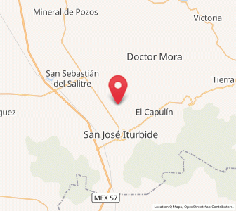 Map of La Reforma, Guanajuato