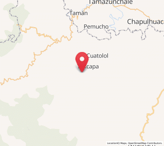 Map of La Reforma, Hidalgo