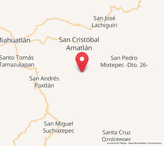 Map of La Reforma, Oaxaca