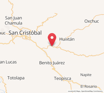 Map of La Soledad, Chiapas