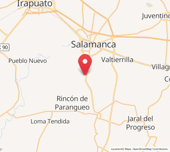 Map of La Tinaja, Guanajuato
