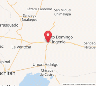 Map of La Venta, Oaxaca