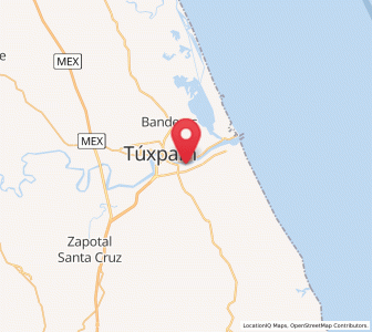 Map of La Victoria (La Peñita), Veracruz