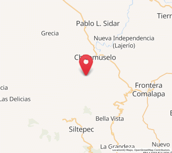 Map of La Zacualpa, Chiapas