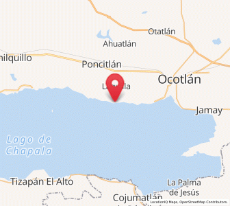 Map of La Zapotera, Jalisco