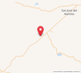 Map of Labor de Santa Barbara, Zacatecas