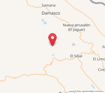 Map of Lacandón, Chiapas
