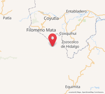 Map of Lacapan Camallagne, Puebla