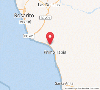Map of Ladrillera Pescador, Baja California