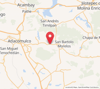 Map of Laguna Seca, México
