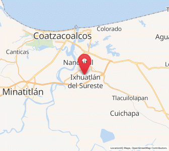 Map of Las Águilas, Veracruz