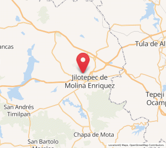 Map of Las Huertas, México