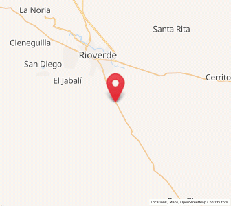 Map of Las Magdalenas, San Luis Potosí