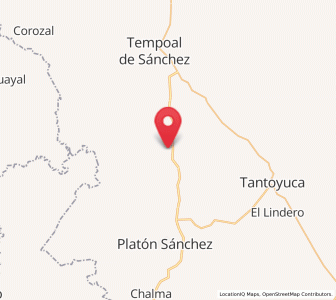 Map of Las Mesas San Gabriel (Las Mesas), Veracruz