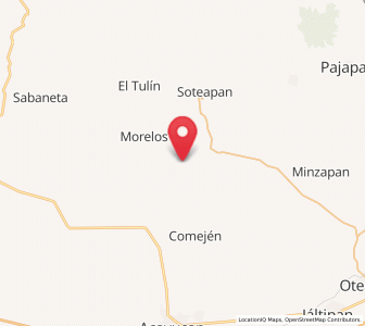 Map of Las Palomas (Bajo Paloma), Veracruz
