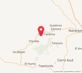 Map of Las Sabinas, Veracruz