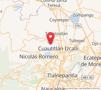 Map of Las Tinajas, México