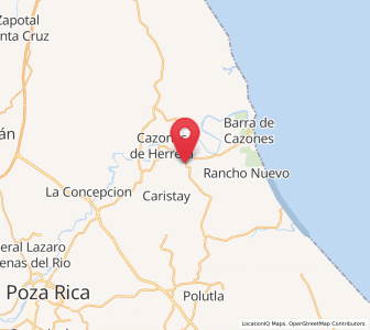 Map of Limón Chiquito, Veracruz