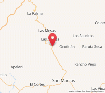 Map of Llano Grande, Guerrero