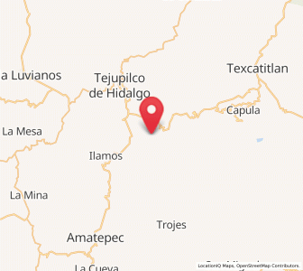 Map of Llano Grande, México