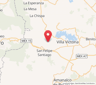 Map of Loma de Juárez, México