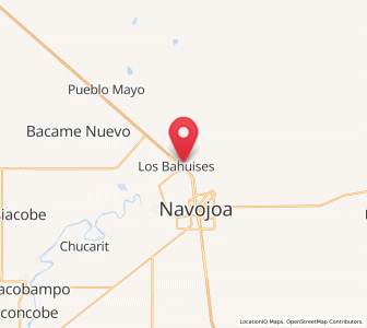 Map of Loma del Refugio, Sonora