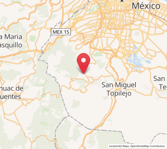 Map of Lomas de Tepemecatl, Mexico City