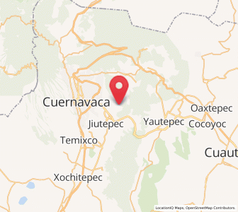 Map of Lomas del Pedregal, Morelos