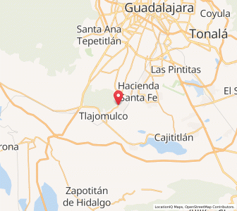 Map of Lomas del Sur, Jalisco