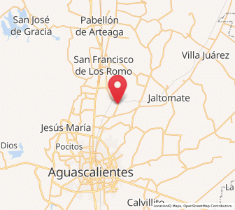 Map of Loretito (Charco del Toro), Aguascalientes
