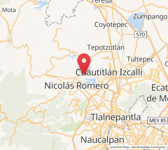 Map of Los Ailes, México