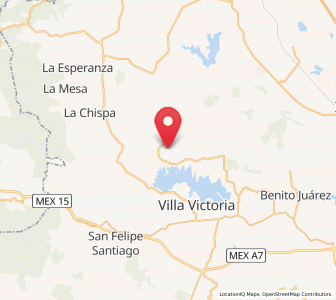 Map of Los Cedros Suchitepec, México