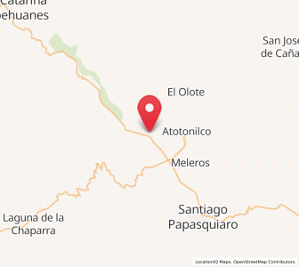 Map of Los Herrera, Durango