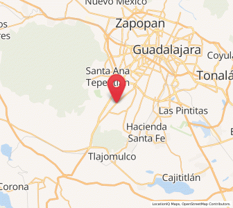 Map of Los Magueyes (Fraccionamiento el Sereno), Jalisco