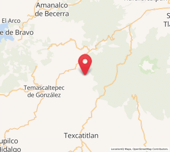 Map of Los Ocotes, México