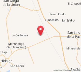 Map of Lourdes (Estación de Lourdes), Guanajuato
