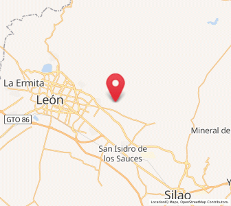 Map of Lucio Blanco (Los Gavilanes), Guanajuato
