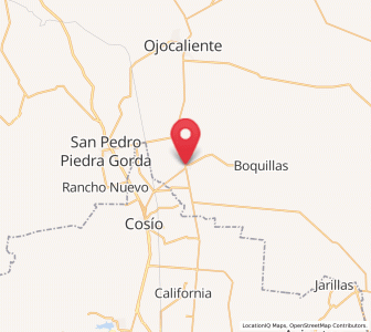 Map of Luis Moya, Zacatecas
