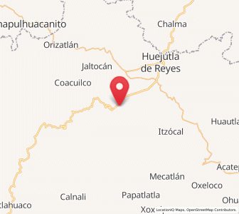 Map of Machetla, Hidalgo