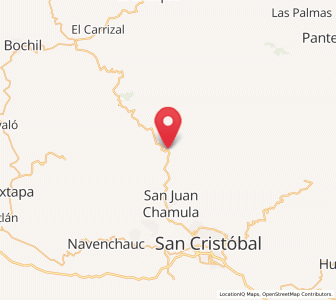 Map of Macvilhó, Chiapas