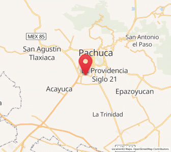 Map of Magisterio Digno, Hidalgo