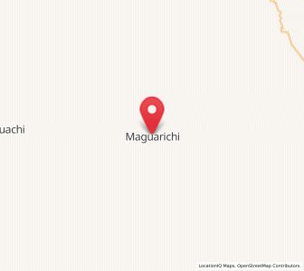 Map of Maguarichi, Chihuahua