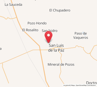 Map of Maguey Blanco, Guanajuato