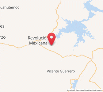 Map of Manuel Ávila Camacho, Chiapas