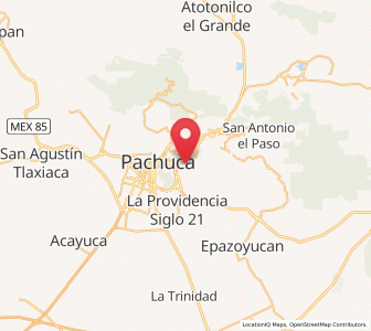 Map of Manuel Ávila Camacho, Hidalgo