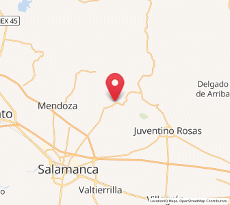 Map of María Gómez, Guanajuato