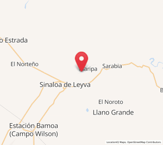 Map of Maripita, Sinaloa