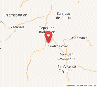 Map of Mariscala, Puebla
