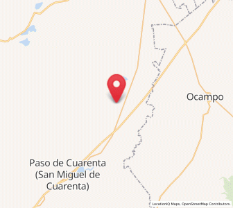 Map of Matanzas, Jalisco